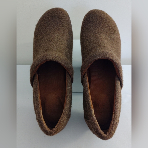 Brown Tweed b.o.c.‎ Mules Women 10" Size 9-9 1/2 - Picture 1 of 6